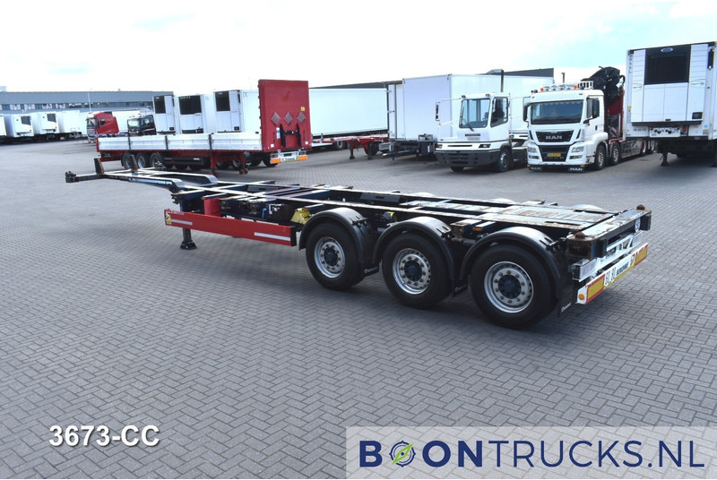 Krone SD BOX LINER | 2x20-40-45ft HC * LIFT AXLE * BPW/DISC * EXTENDABLE REAR * 10x AVAILABLE - Semirimorchio portacontainer/ Caisse interchangeable: foto 3 Krone SD BOX LINER | 2x20-40-45ft HC * LIFT AXLE * BPW/DISC * EXTENDABLE REAR * 10x AVAILABLE - Semirimorchio portacontainer/ Caisse interchangeable: foto 3