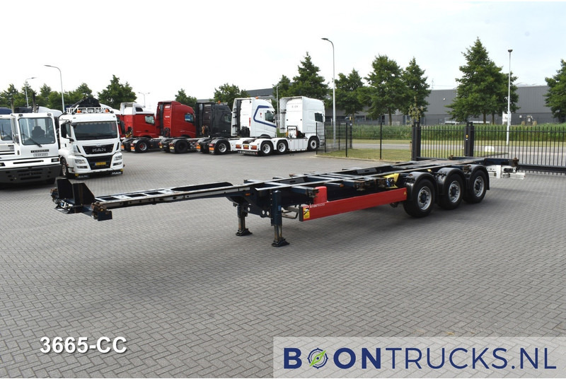 Krone SD BOX LINER | 2x20-40-45ft HC * LIFT AXLE * BPW/DISC * EXTENDABLE REAR * 10x AVAILABLE - Semirimorchio portacontainer/ Caisse interchangeable: foto 5 Krone SD BOX LINER | 2x20-40-45ft HC * LIFT AXLE * BPW/DISC * EXTENDABLE REAR * 10x AVAILABLE - Semirimorchio portacontainer/ Caisse interchangeable: foto 5