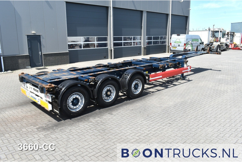 Krone SD BOX LINER | 2x20-40-45ft HC * LIFT AXLE * BPW/DISC * EXTENDABLE REAR * 10x AVAILABLE - Semirimorchio portacontainer/ Caisse interchangeable: foto 1 Krone SD BOX LINER | 2x20-40-45ft HC * LIFT AXLE * BPW/DISC * EXTENDABLE REAR * 10x AVAILABLE - Semirimorchio portacontainer/ Caisse interchangeable: foto 1