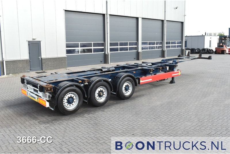 Krone SD BOX LINER | 2x20-40-45ft HC * LIFT AXLE * BPW/DISC * EXTENDABLE REAR * 10x AVAILABLE - Semirimorchio portacontainer/ Caisse interchangeable: foto 1 Krone SD BOX LINER | 2x20-40-45ft HC * LIFT AXLE * BPW/DISC * EXTENDABLE REAR * 10x AVAILABLE - Semirimorchio portacontainer/ Caisse interchangeable: foto 1