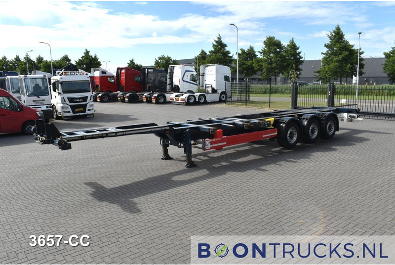 Krone SD BOX LINER | 2x20-40-45ft HC * LIFT AXLE * BPW/DISC * EXTENDABLE REAR * 10x AVAILABLE - Semirimorchio portacontainer/ Caisse interchangeable: foto 4 Krone SD BOX LINER | 2x20-40-45ft HC * LIFT AXLE * BPW/DISC * EXTENDABLE REAR * 10x AVAILABLE - Semirimorchio portacontainer/ Caisse interchangeable: foto 4