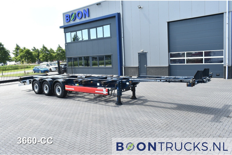 Krone SD BOX LINER | 2x20-40-45ft HC * LIFT AXLE * BPW/DISC * EXTENDABLE REAR * 10x AVAILABLE - Semirimorchio portacontainer/ Caisse interchangeable: foto 4 Krone SD BOX LINER | 2x20-40-45ft HC * LIFT AXLE * BPW/DISC * EXTENDABLE REAR * 10x AVAILABLE - Semirimorchio portacontainer/ Caisse interchangeable: foto 4