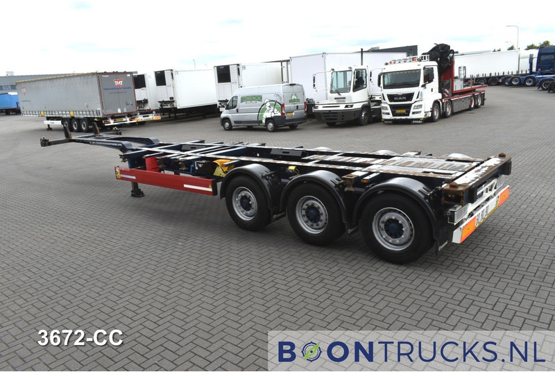 Krone SD BOX LINER | 2x20-40-45ft HC * LIFTAS * BPW/SCHIJF * ACHTERSCHUIVER * 10x AVAILABLE - Semirimorchio portacontainer/ Caisse interchangeable: foto 3 Krone SD BOX LINER | 2x20-40-45ft HC * LIFTAS * BPW/SCHIJF * ACHTERSCHUIVER * 10x AVAILABLE - Semirimorchio portacontainer/ Caisse interchangeable: foto 3