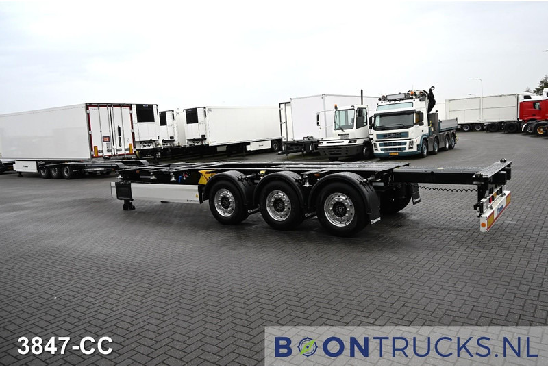 Krone SD BOX LINER TOP CONDITION | LIKE NEW * ALCOA * 2x20-40-45FT HC * LIFT AXLE * NEW APK - Semirimorchio portacontainer/ Caisse interchangeable: foto 3 Krone SD BOX LINER TOP CONDITION | LIKE NEW * ALCOA * 2x20-40-45FT HC * LIFT AXLE * NEW APK - Semirimorchio portacontainer/ Caisse interchangeable: foto 3