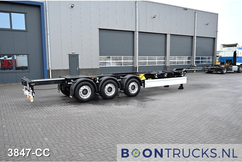 Krone SD BOX LINER TOP CONDITION | LIKE NEW * ALCOA * 2x20-40-45FT HC * LIFT AXLE * NEW APK - Semirimorchio portacontainer/ Caisse interchangeable: foto 1 Krone SD BOX LINER TOP CONDITION | LIKE NEW * ALCOA * 2x20-40-45FT HC * LIFT AXLE * NEW APK - Semirimorchio portacontainer/ Caisse interchangeable: foto 1