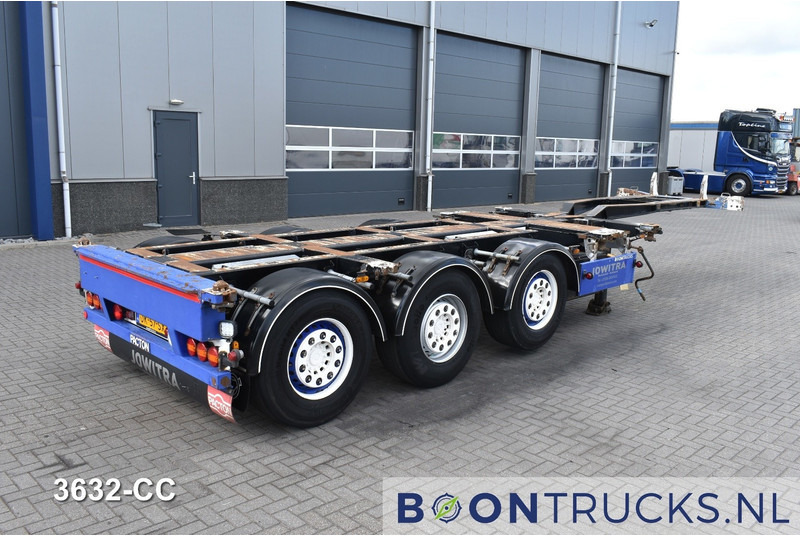 Pacton T3-010 | 2x20-30-40-45ft HC * LIFT AXLE * SAF/DISC * NL TRAILER * APK 10-2025 - Semirimorchio portacontainer/ Caisse interchangeable: foto 1 Pacton T3-010 | 2x20-30-40-45ft HC * LIFT AXLE * SAF/DISC * NL TRAILER * APK 10-2025 - Semirimorchio portacontainer/ Caisse interchangeable: foto 1