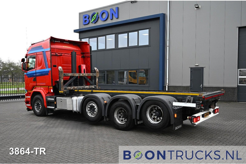 Scania R450 8x2 | EURO6 * CONTAINER TRANSPORT * 20ft TIPPING * NL TRUCK * APK 02-2026 - Autocarro portacontainer/ Caisse interchangeable: foto 4 Scania R450 8x2 | EURO6 * CONTAINER TRANSPORT * 20ft TIPPING * NL TRUCK * APK 02-2026 - Autocarro portacontainer/ Caisse interchangeable: foto 4