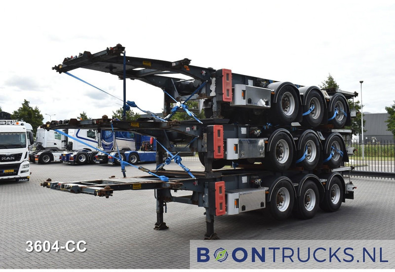 Van Hool 3B0071 € 12750 STACK PRICE | 20-30ft * ADR: FL, AT, OX * 3840 KG * LIFT AXLE - Semirimorchio portacontainer/ Caisse interchangeable: foto 4 Van Hool 3B0071 € 12750 STACK PRICE | 20-30ft * ADR: FL, AT, OX * 3840 KG * LIFT AXLE - Semirimorchio portacontainer/ Caisse interchangeable: foto 4