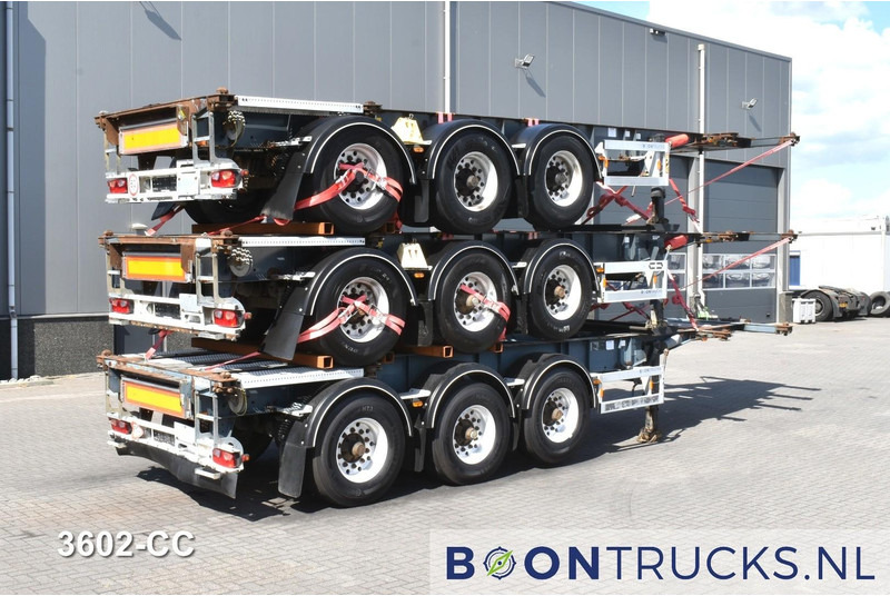 Van Hool 3B0071 STACK PRICE € 12750 | 20-30ft * ADR: FL, AT, OX * 3840 KG * LIFT AXLE - Semirimorchio portacontainer/ Caisse interchangeable: foto 1 Van Hool 3B0071 STACK PRICE € 12750 | 20-30ft * ADR: FL, AT, OX * 3840 KG * LIFT AXLE - Semirimorchio portacontainer/ Caisse interchangeable: foto 1