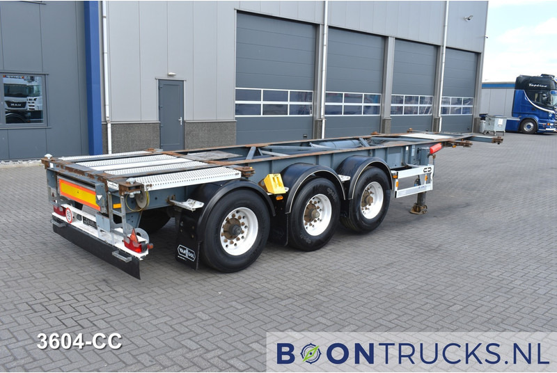 Van Hool 3B0071 TANK CHASSIS | 20-30ft * ADR: FL, AT, OX * 3840 KG * LIFT AXLE - Semirimorchio portacontainer/ Caisse interchangeable: foto 1 Van Hool 3B0071 TANK CHASSIS | 20-30ft * ADR: FL, AT, OX * 3840 KG * LIFT AXLE - Semirimorchio portacontainer/ Caisse interchangeable: foto 1
