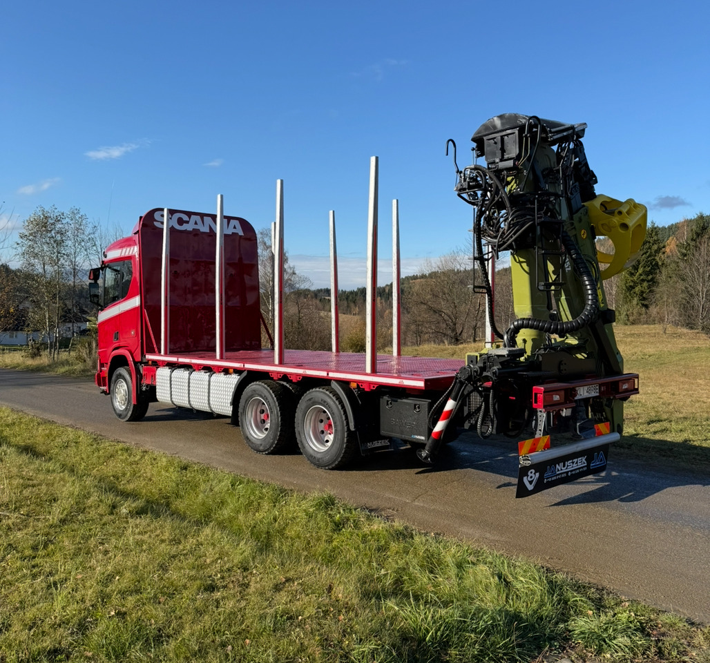 SCANIA R520 XT - Camion trasporto legname, Camion con gru: foto 4 SCANIA R520 XT - Camion trasporto legname, Camion con gru: foto 4