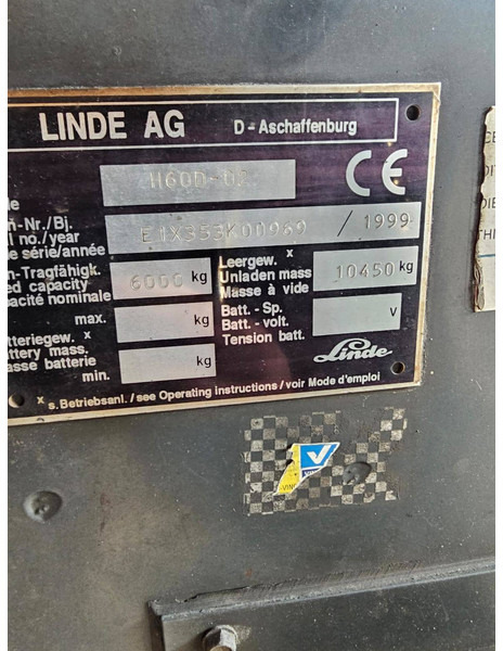 Carrello elevatore diesel Linde H60-D-02: foto 11