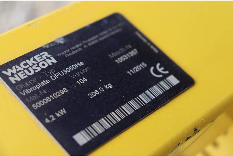 Piastra vibrante Neuson DPU3050: foto 15