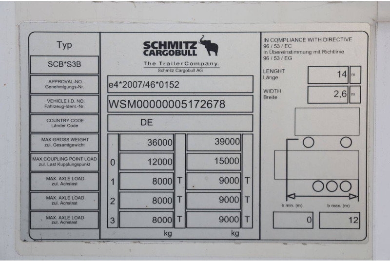 Semirimorchio frigorifero Schmitz Cargobull SCB*S3B: foto 14 Semirimorchio frigorifero Schmitz Cargobull SCB*S3B: foto 14