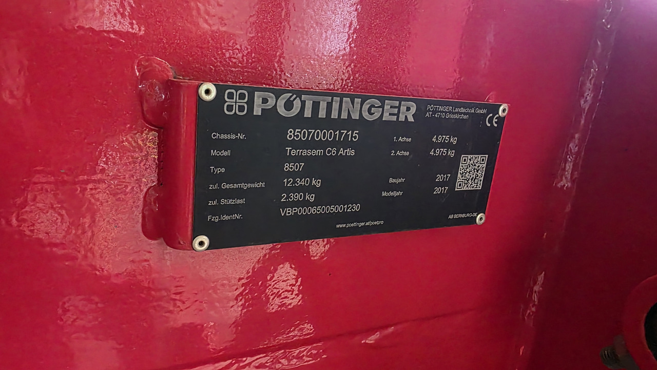 PÖTTINGER Terrasem C6 Artis - Seminatrice combinata: foto 4 PÖTTINGER Terrasem C6 Artis - Seminatrice combinata: foto 4