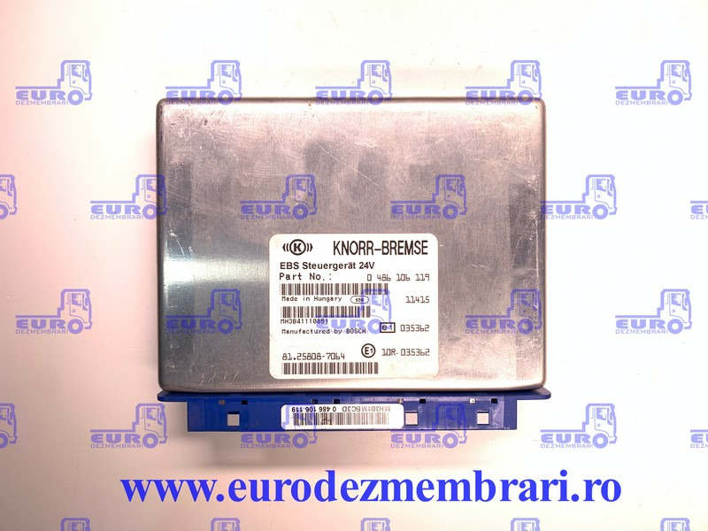 CALCULATOR EBS MAN TGX 81.25808.7064, 0486106119 - ECU per Camion: foto 1 CALCULATOR EBS MAN TGX 81.25808.7064, 0486106119 - ECU per Camion: foto 1