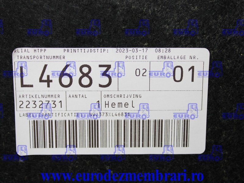 ELEMENT INTERIOR CABINA DAF XF XG 2232731 - Cabina e interni per Camion: foto 4 ELEMENT INTERIOR CABINA DAF XF XG 2232731 - Cabina e interni per Camion: foto 4