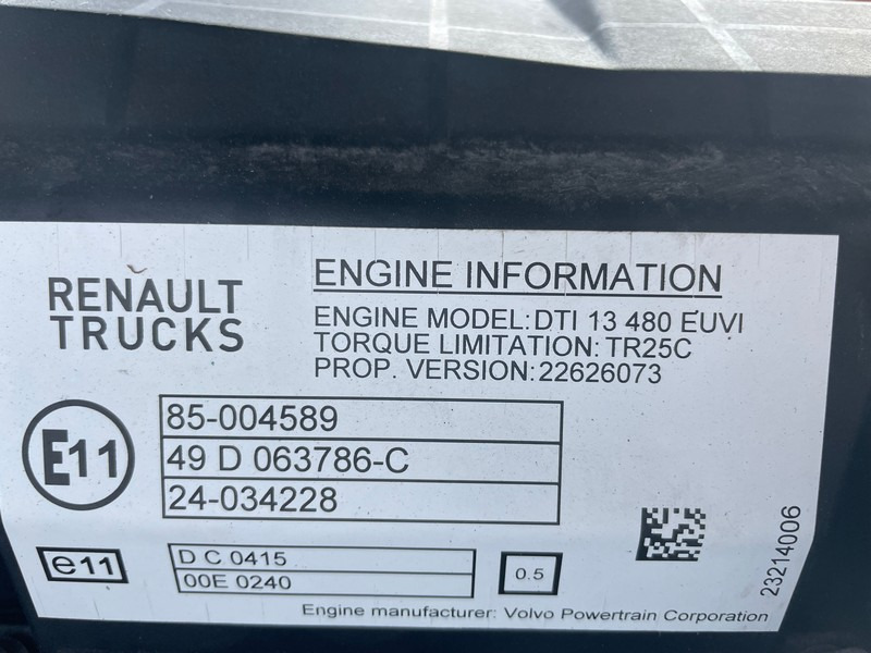 MOTOR RENAULT T DTI13 E6 480CP - Motore per Camion: foto 5 MOTOR RENAULT T DTI13 E6 480CP - Motore per Camion: foto 5