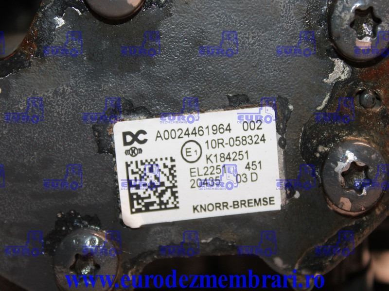 SUPAPA REFULARE MERCEDES ACTROS MP4 A0024461964, K184251 - Valvola freno per Camion: foto 2 SUPAPA REFULARE MERCEDES ACTROS MP4 A0024461964, K184251 - Valvola freno per Camion: foto 2