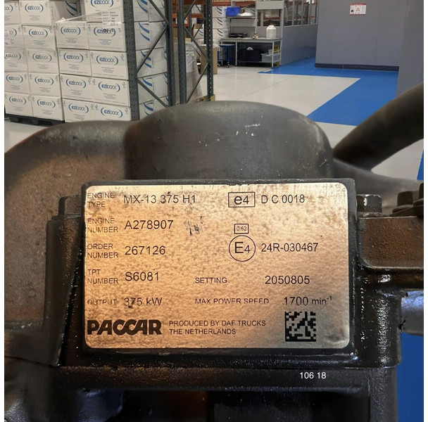 DAF 2017 - Motore: foto 5 DAF 2017 - Motore: foto 5