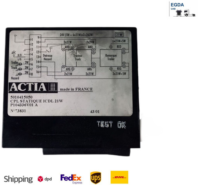 Renault MAGNUM - ECU: foto 1 Renault MAGNUM - ECU: foto 1
