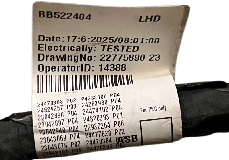 Volvo FH5/Aero - Cavi/ Fili: foto 3 Volvo FH5/Aero - Cavi/ Fili: foto 3