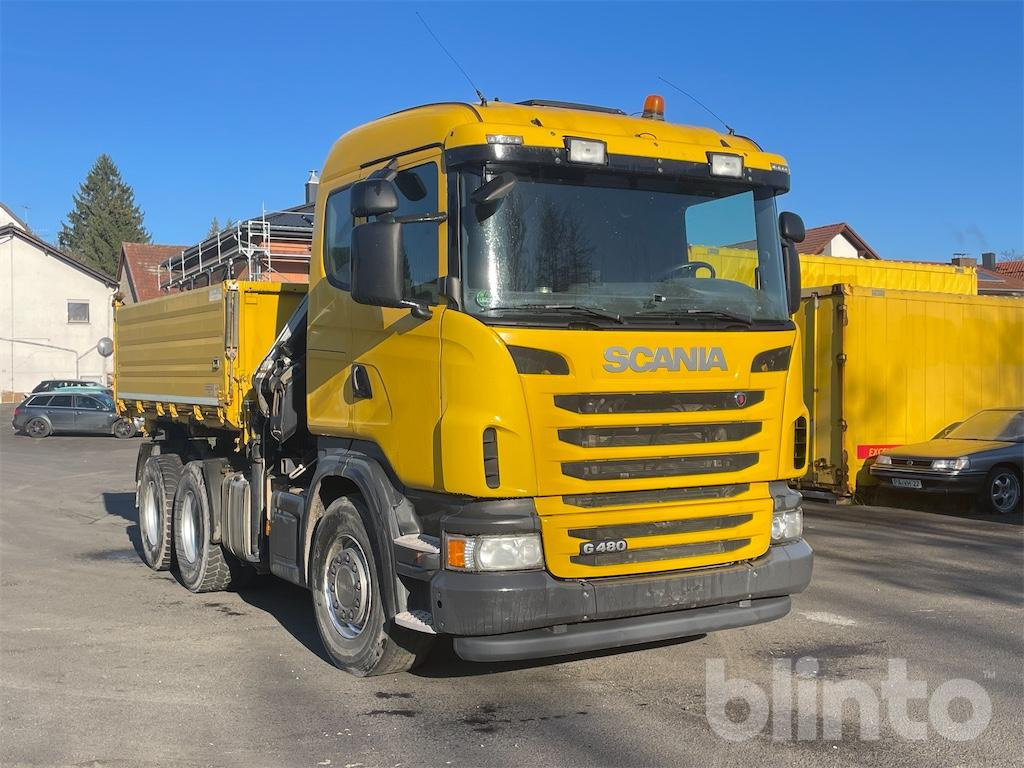 Scania G480 (2013) / HIAB 166 ES-4 HiDou - Autocarro ribaltabile, Camion con gru: foto 2 Scania G480 (2013) / HIAB 166 ES-4 HiDou - Autocarro ribaltabile, Camion con gru: foto 2