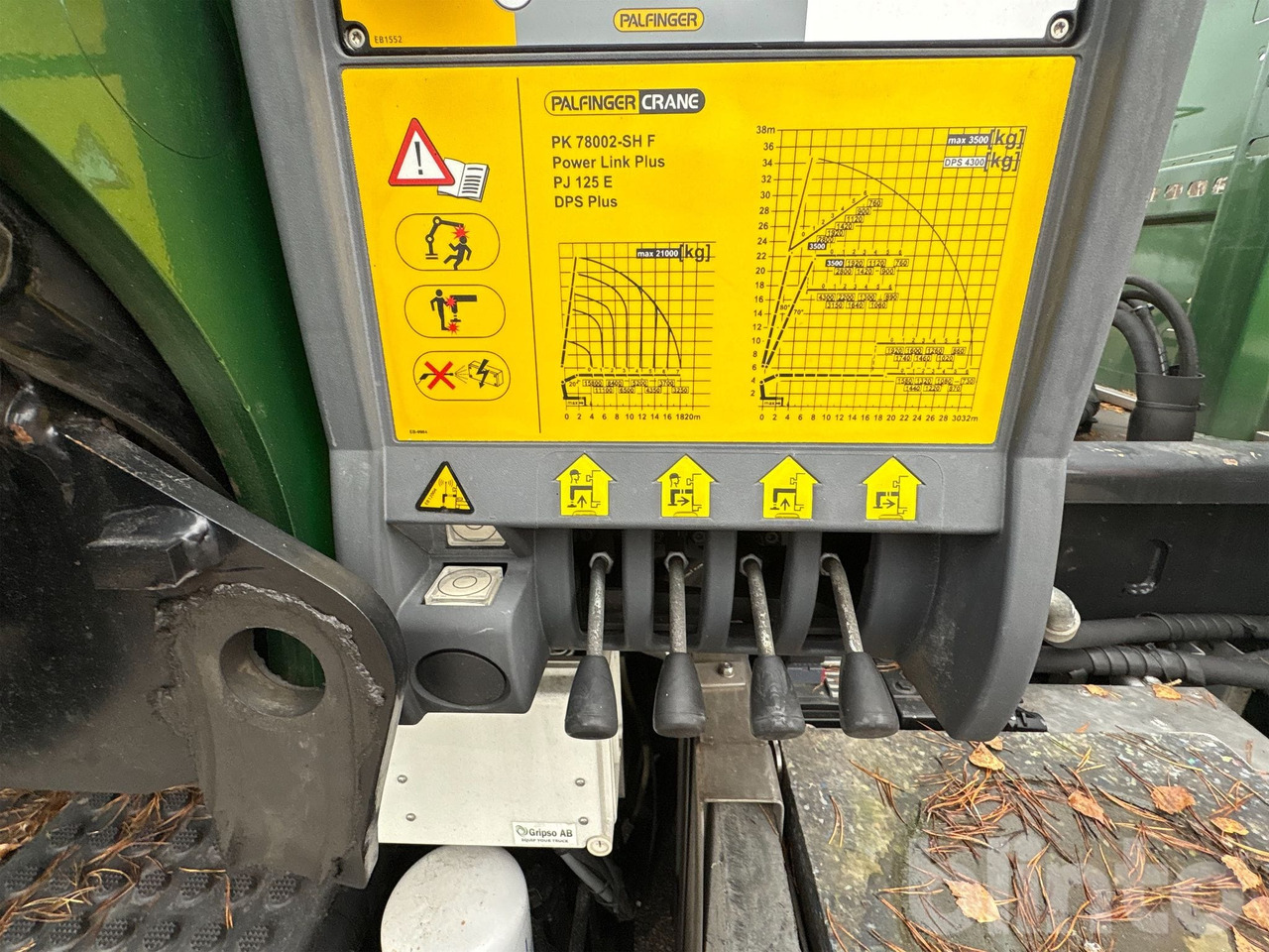 Autocarro con pianale/ Cassone fisso, Camion con gru VOLVO FM 460 8x4 Tridem: foto 18