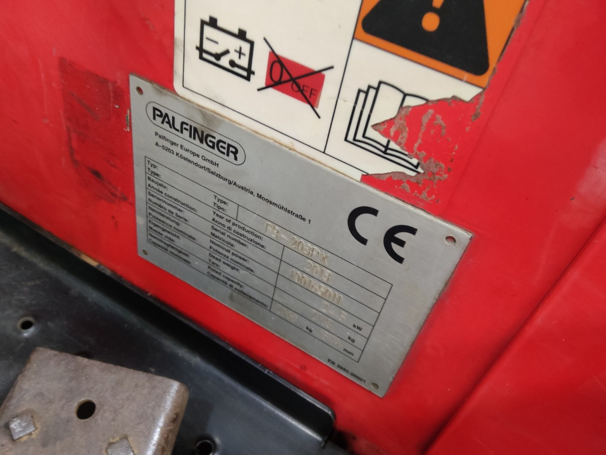 Palfinger F3-203PX - Carrello elevatore diesel: foto 5 Palfinger F3-203PX - Carrello elevatore diesel: foto 5