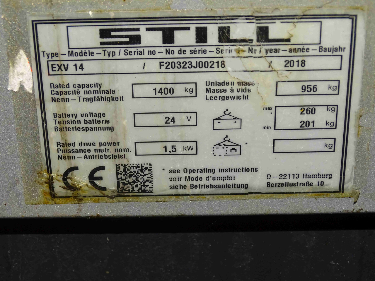 Still EXV14 - Stoccatore: foto 5 Still EXV14 - Stoccatore: foto 5