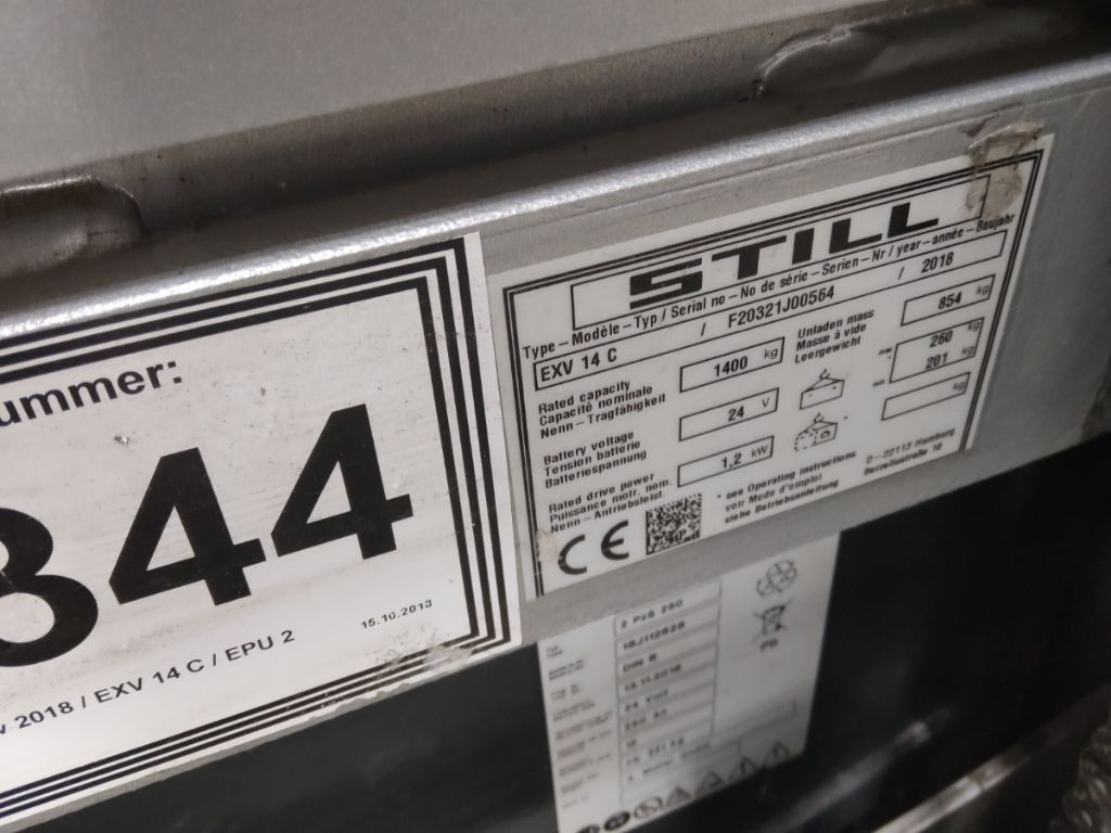 Still EXV14C - Stoccatore: foto 5 Still EXV14C - Stoccatore: foto 5