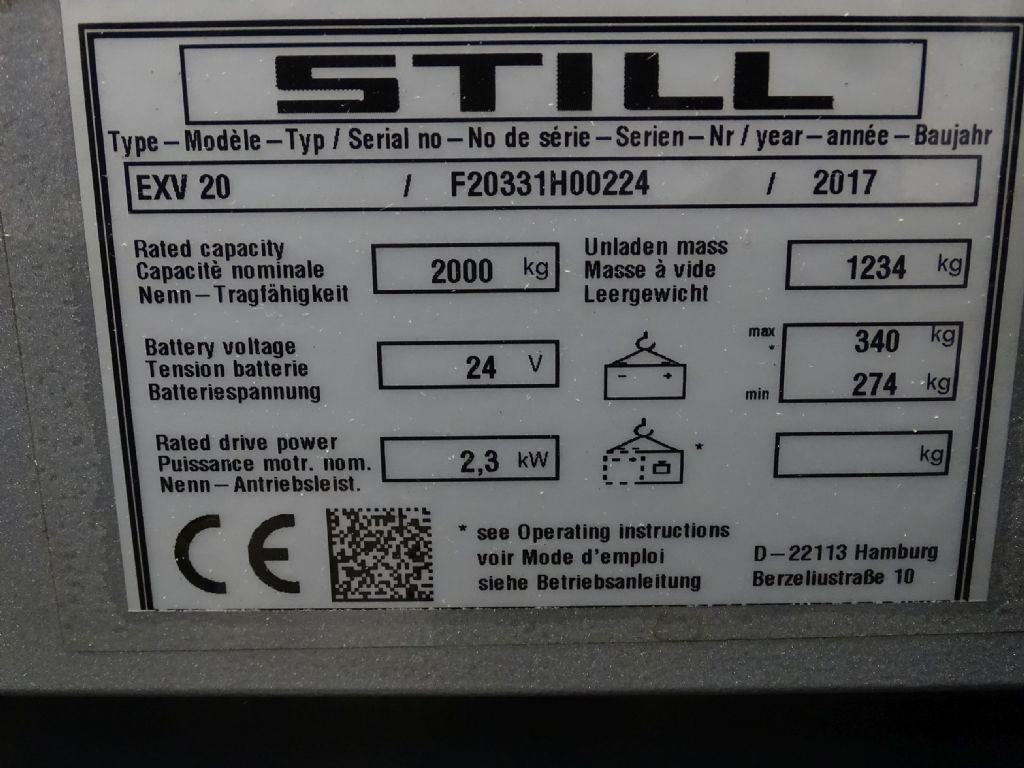 Still EXV20 - Stoccatore: foto 5 Still EXV20 - Stoccatore: foto 5