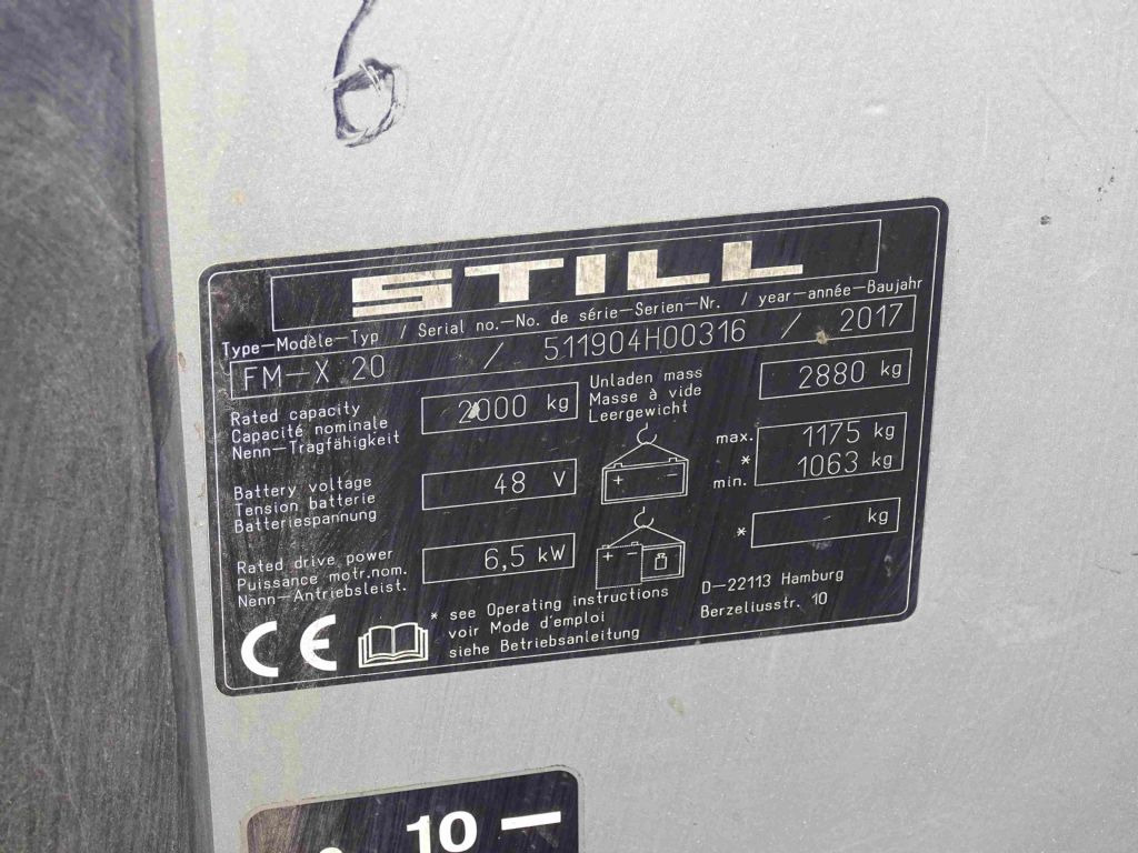 Still FM-X20 - Carrello retrattile: foto 5 Still FM-X20 - Carrello retrattile: foto 5