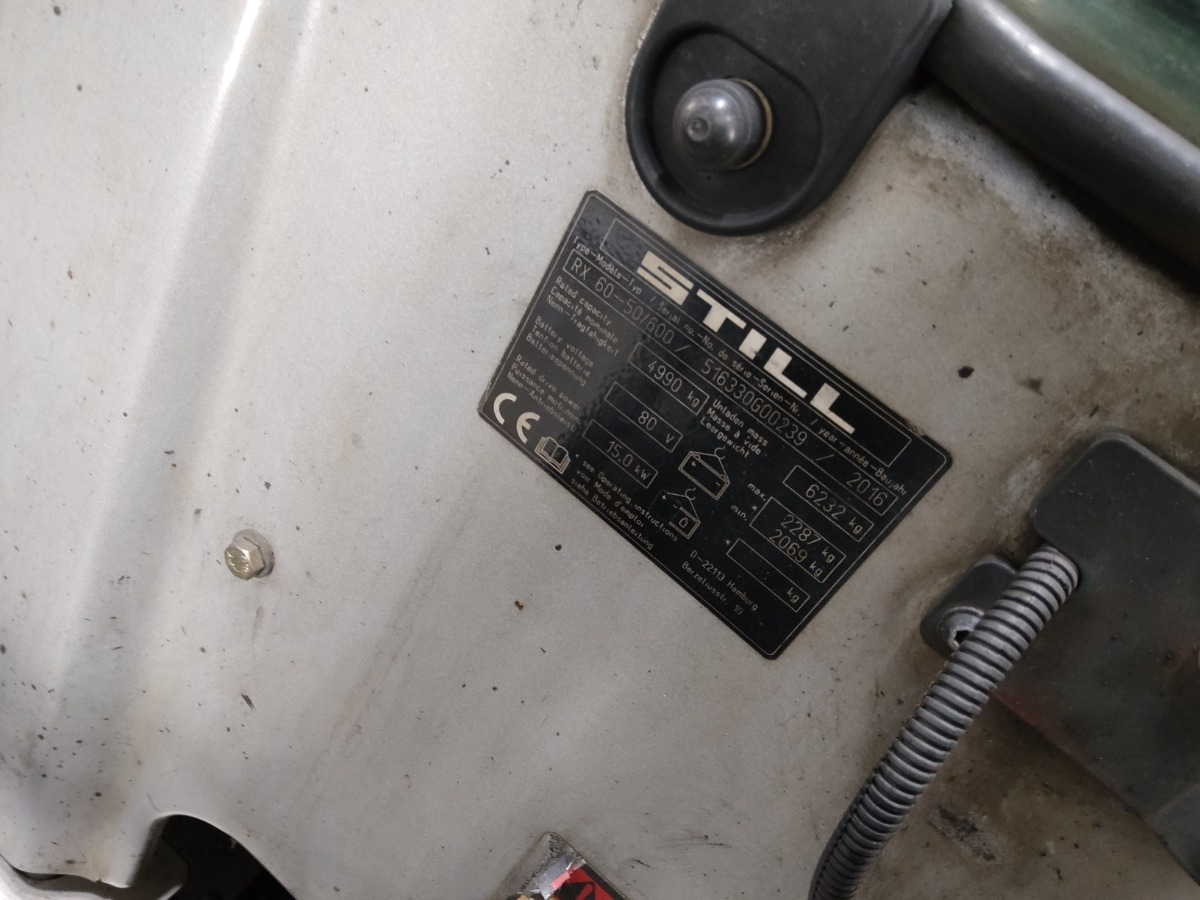 Carrello elevatore elettrico Still RX60-50/600: foto 9 Carrello elevatore elettrico Still RX60-50/600: foto 9