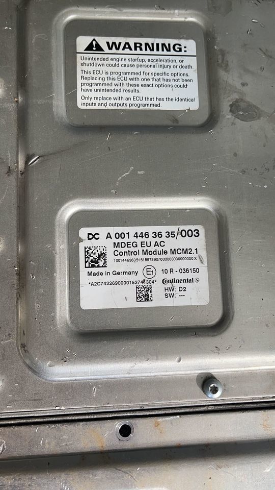 Mercedes Atego Euro 6 MCM2 A0014463635 OM934 - ECU per Camion: foto 1 Mercedes Atego Euro 6 MCM2 A0014463635 OM934 - ECU per Camion: foto 1