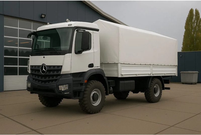 Mercedes-Benz Arocs 1836 A 4x4 Cargo Truck - Camion centinato: foto 1 Mercedes-Benz Arocs 1836 A 4x4 Cargo Truck - Camion centinato: foto 1