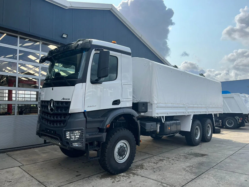 Mercedes-Benz Arocs 3340 A 6x6 Cargo Truck - Camion centinato: foto 1 Mercedes-Benz Arocs 3340 A 6x6 Cargo Truck - Camion centinato: foto 1