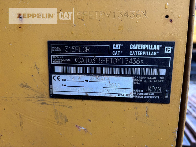 Cat 315FL - Escavatore cingolato: foto 2 Cat 315FL - Escavatore cingolato: foto 2