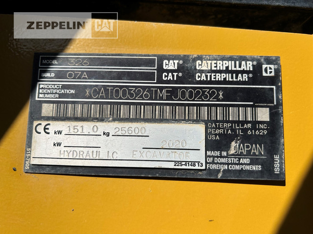 Cat 326-07A - Escavatore cingolato: foto 5 Cat 326-07A - Escavatore cingolato: foto 5