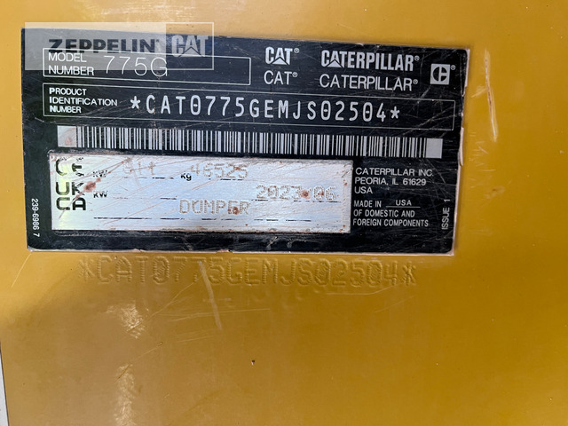 Cat 775G - Dumper rigido: foto 2 Cat 775G - Dumper rigido: foto 2