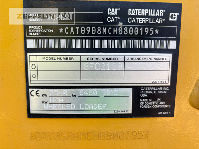 Cat 908M - Pala gommata: foto 2 Cat 908M - Pala gommata: foto 2