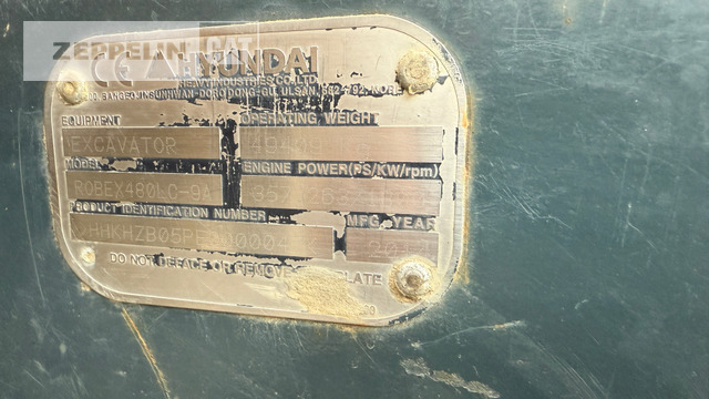 Hyundai R480LC-9 - Escavatore cingolato: foto 5 Hyundai R480LC-9 - Escavatore cingolato: foto 5