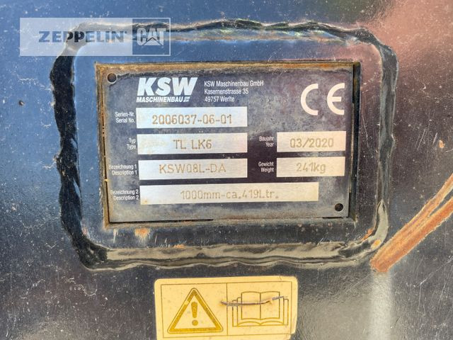 Komponenten TL1000 SM08 - Benna per escavatore per Macchina da cantiere: foto 2 Komponenten TL1000 SM08 - Benna per escavatore per Macchina da cantiere: foto 2