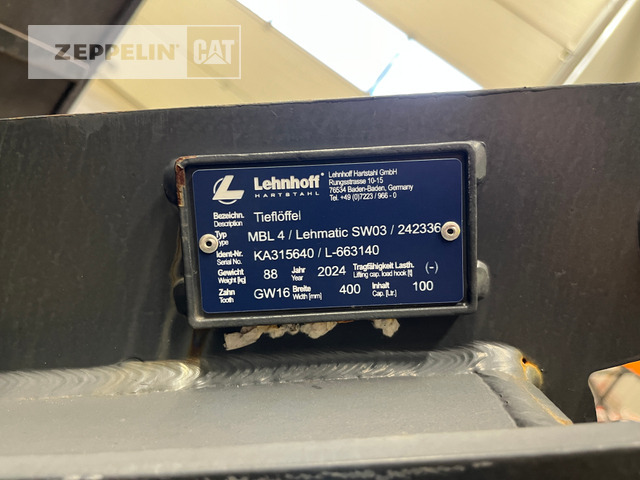 Komponenten TL400_MS03 NEU - Benna per escavatore per Macchina da cantiere: foto 3 Komponenten TL400_MS03 NEU - Benna per escavatore per Macchina da cantiere: foto 3