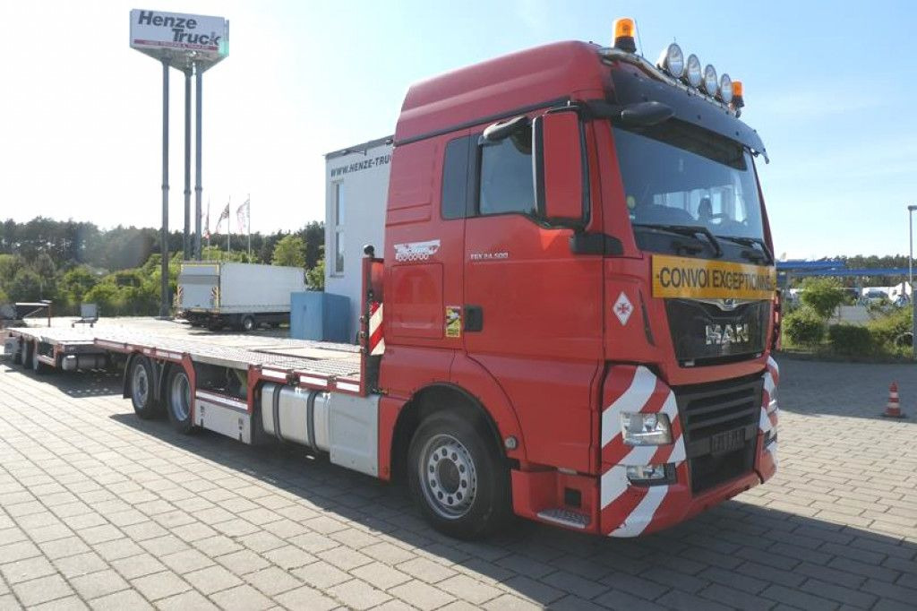 MAN TG-X 24.500 6x2-4 LL-U Pritsche Maschinentranspo - Autocarro trasporto automezzi: foto 2 MAN TG-X 24.500 6x2-4 LL-U Pritsche Maschinentranspo - Autocarro trasporto automezzi: foto 2