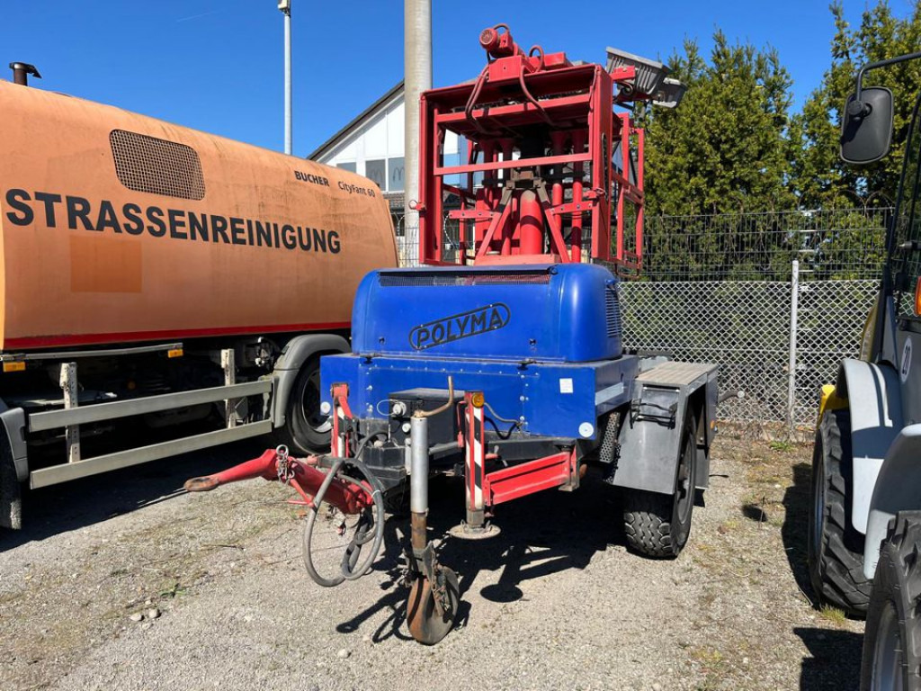 Polyma Geräteanhänger PL 16-9 Spezialanhänger Lichtmast - Rimorchio pianale/ Cassonato: foto 1 Polyma Geräteanhänger PL 16-9 Spezialanhänger Lichtmast - Rimorchio pianale/ Cassonato: foto 1