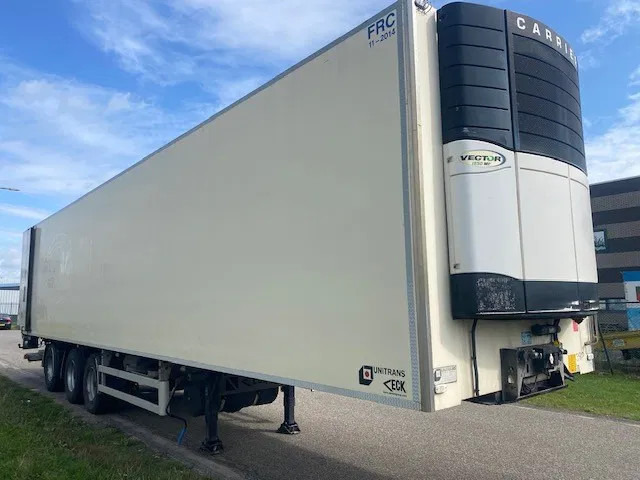 Van Eck koelvries 3 asser stuuras,met carrier vector koelmotor, apk gekeurd - Semirimorchio frigorifero: foto 1 Van Eck koelvries 3 asser stuuras,met carrier vector koelmotor, apk gekeurd - Semirimorchio frigorifero: foto 1