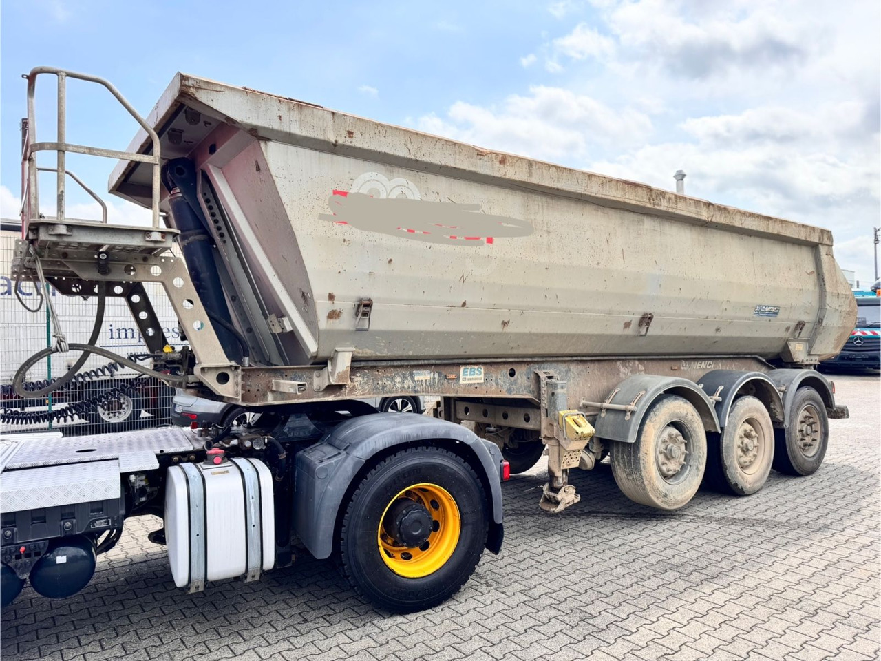 Menci SA700R Kipper Mulde 27m³ Lift Stahl 3 Stück - Semirimorchio ribaltabile: foto 3 Menci SA700R Kipper Mulde 27m³ Lift Stahl 3 Stück - Semirimorchio ribaltabile: foto 3