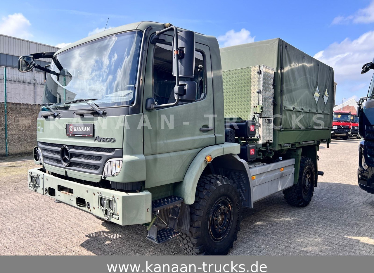 Mercedes-Benz 1018 Atego 4x4 Allrad Miltär Camper Expedition - Autocarro portacontainer/ Caisse interchangeable: foto 2 Mercedes-Benz 1018 Atego 4x4 Allrad Miltär Camper Expedition - Autocarro portacontainer/ Caisse interchangeable: foto 2