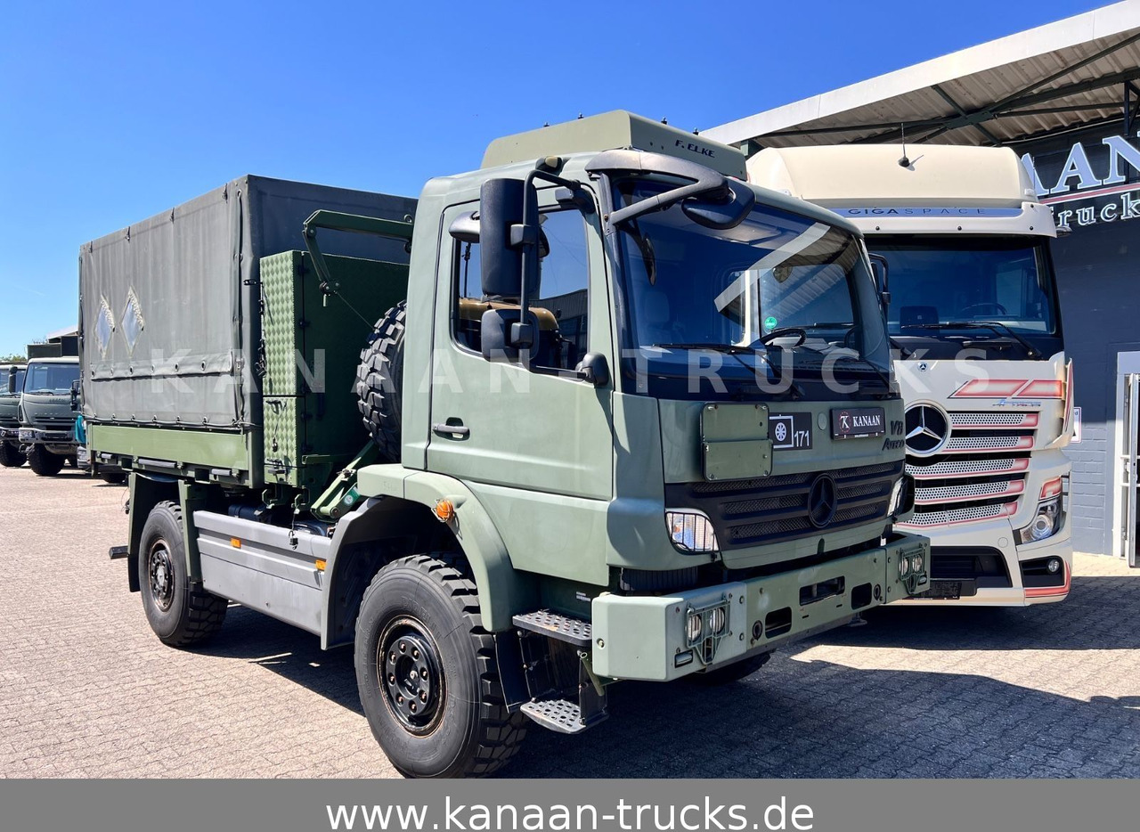 Mercedes-Benz 1018 Atego 4x4 Allrad Miltär Camper Expedition - Autocarro portacontainer/ Caisse interchangeable: foto 2 Mercedes-Benz 1018 Atego 4x4 Allrad Miltär Camper Expedition - Autocarro portacontainer/ Caisse interchangeable: foto 2